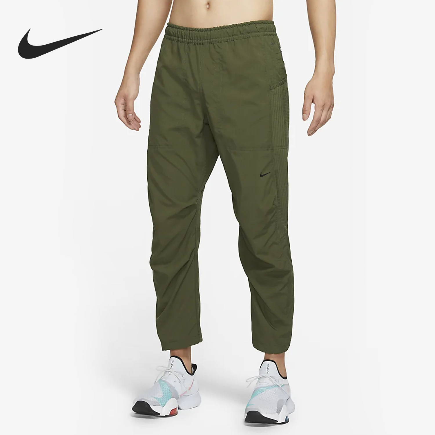 Nike/耐克正品男子舒适系带中腰梭织运动休闲长裤 DQ4823-326