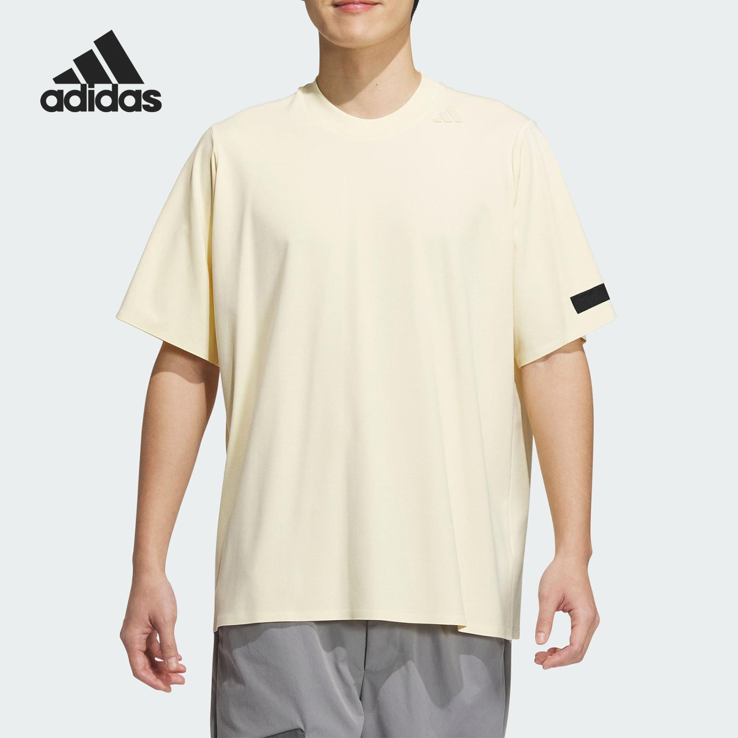 Adidas/阿迪达斯官方正品WZ T-SHIRT男士圆领针织透气短袖JM0984