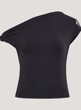 Adidas/阿迪达斯正品FUTURESTYLE新款女黑色经典短袖T恤LC8656