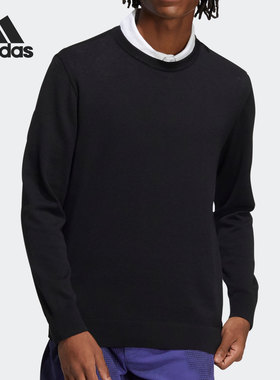 Adidas/阿迪达斯正品春季新款男子高尔夫毛织套头衫HA3254
