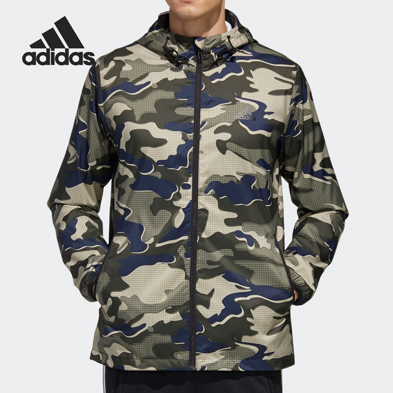 Adidas/阿迪达斯正品当季男子新款运动连帽夹克外套 GF3966 - 实物图