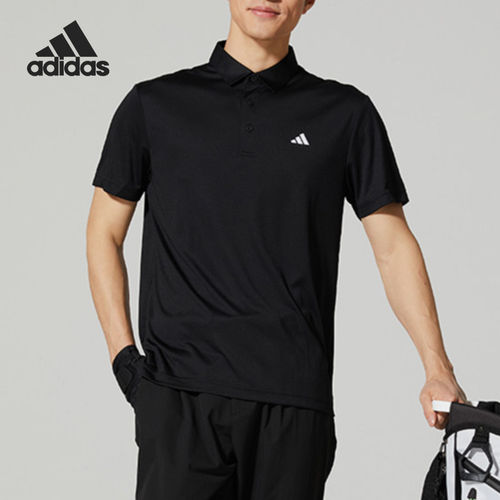 Adidas/阿迪达斯官方正品夏季男士舒适高尔夫短袖POLO衫JG1303