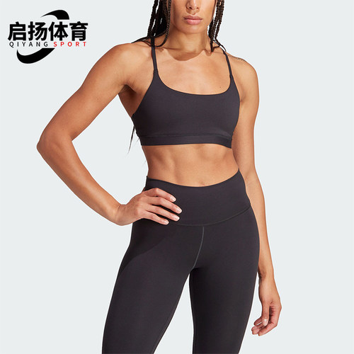 阿迪达斯女士运动透气健身内衣