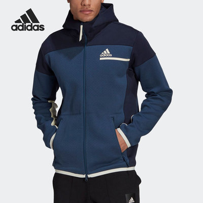 阿迪达斯男子宽松运动夹克外套