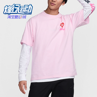 HJ0585 Nike 日常运动印花透气圆领套头短袖 2025男士 663 耐克正品