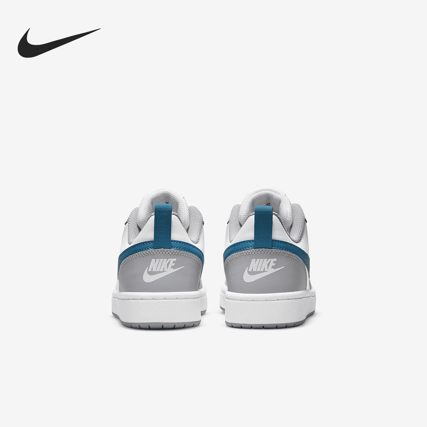 Nike/耐克正品Court Borough GS女子大童低帮板鞋BQ5448-117