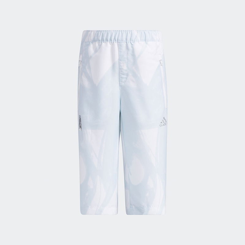 Adidas/阿迪达斯正品WUJI PANTS小童休闲梭织运动七分长裤GP0503