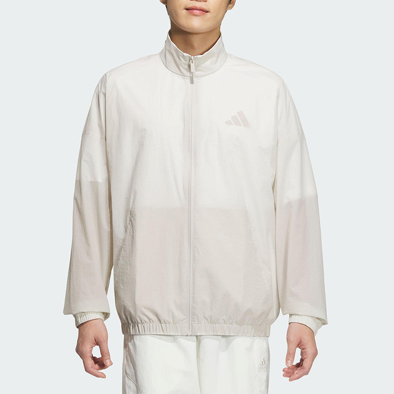 Adidas/阿迪达斯正品2025新款男士拉链经典立领夹克外套JZ8410