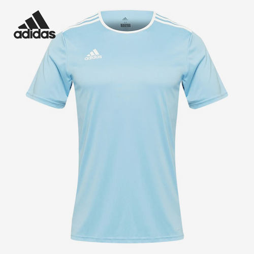 Adidas/阿迪达斯官方正品男子足球训练透气圆领短袖T恤 CD8414