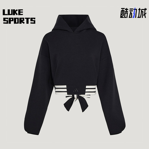 Adidas/阿迪达斯正品三叶草女士日常短款时尚休闲宽松卫衣KX4642