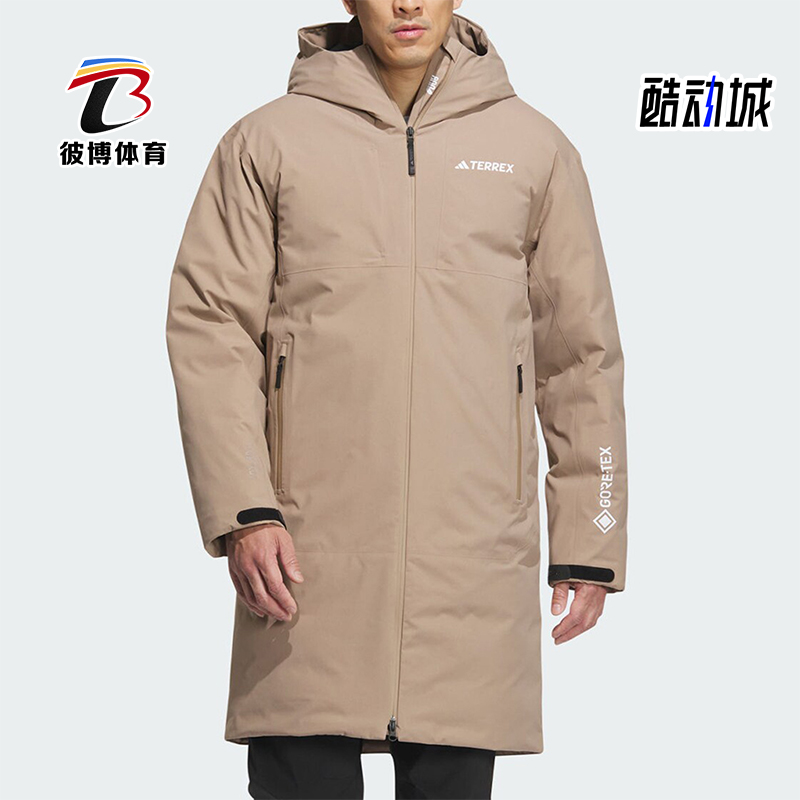 阿迪达斯男士防水透湿鹅绒服