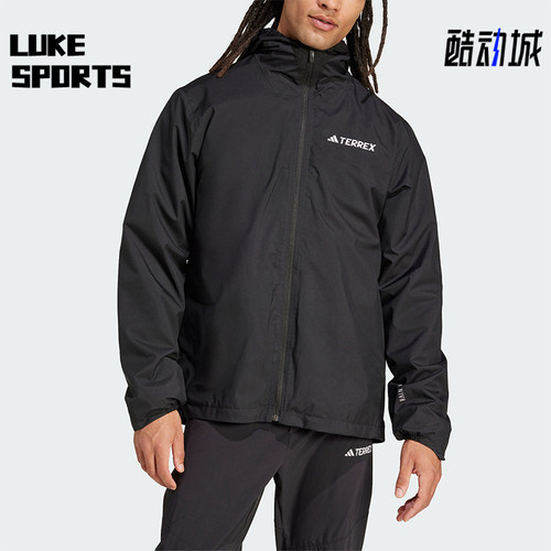 阿迪达斯男士户外运动梭织外套