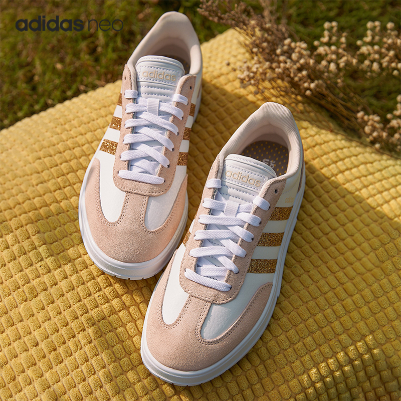 阿迪达斯男女低帮运动休闲板鞋