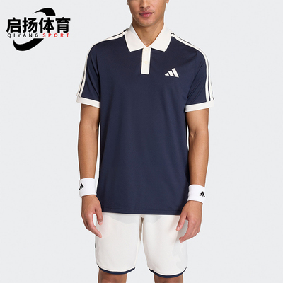 Adidas/阿迪达斯正品夏季男士透气网球针织运动短袖POLO衫KA5899