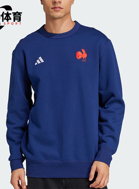 Adidas/阿迪达斯正品2025春秋款男士宽松圆领休闲运动卫衣JP0366