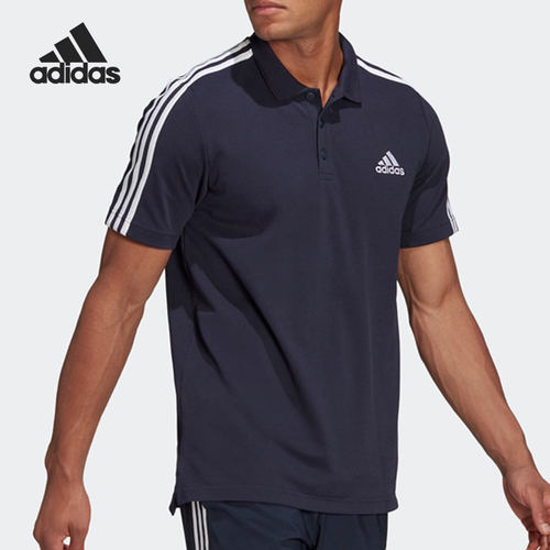 Adidas/阿迪达斯官方正品夏季新款男士运动休闲短袖POLO衫GK9100