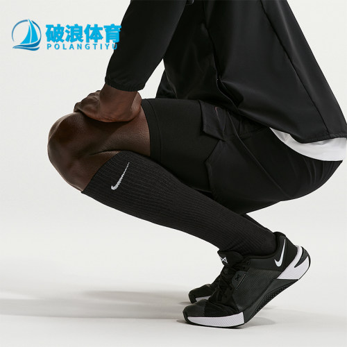 Nike/耐克正品EverydayElevated新款男经典运动长筒袜HQ8510-010