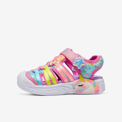 Skechers/斯凯奇正品夏新款Unicorn Dreams小童包头运动凉鞋