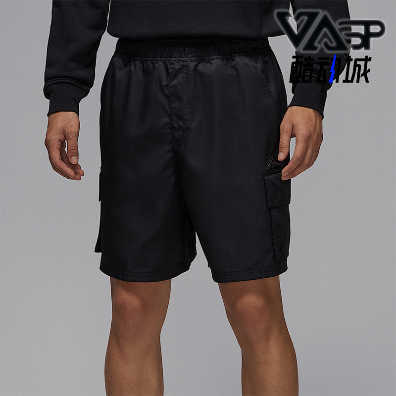 Nike/耐克正品Jordan男士梭织宽松运动工装经典短裤HV9684-010