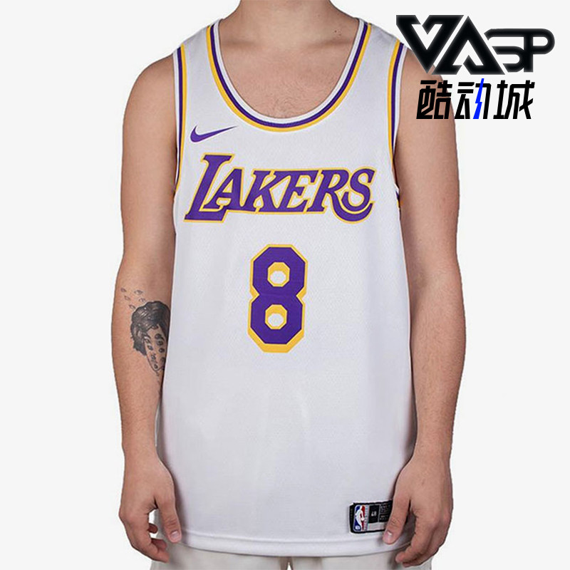 Nike/耐克正品湖人队球迷版男士透气篮球运动背心CI9503-100