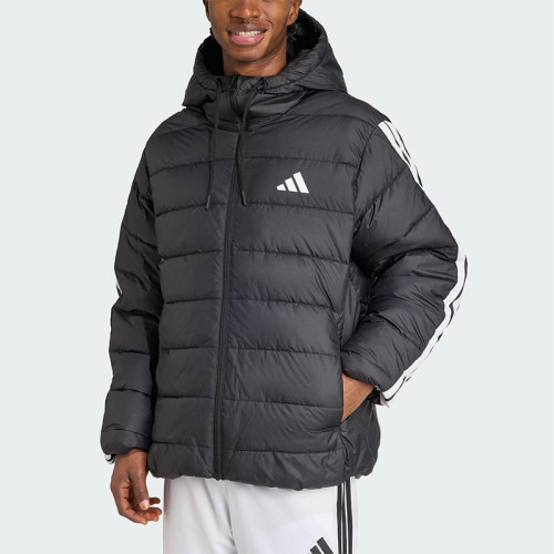 Adidas/阿迪达斯正品冬季男士运动连帽保暖防风拉链棉服JM8355
