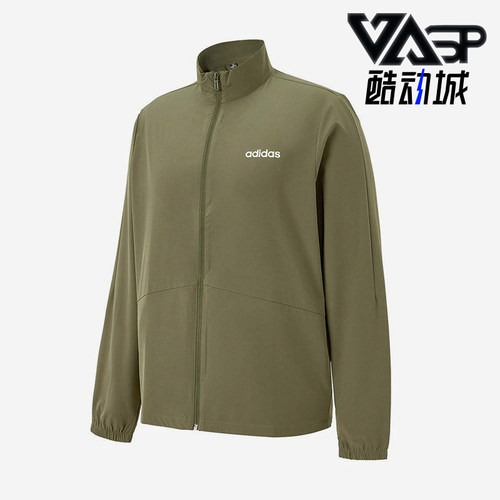 Adidas/阿迪达斯正品U WOVEN JACKET男女经典复古立领夹克JN4915