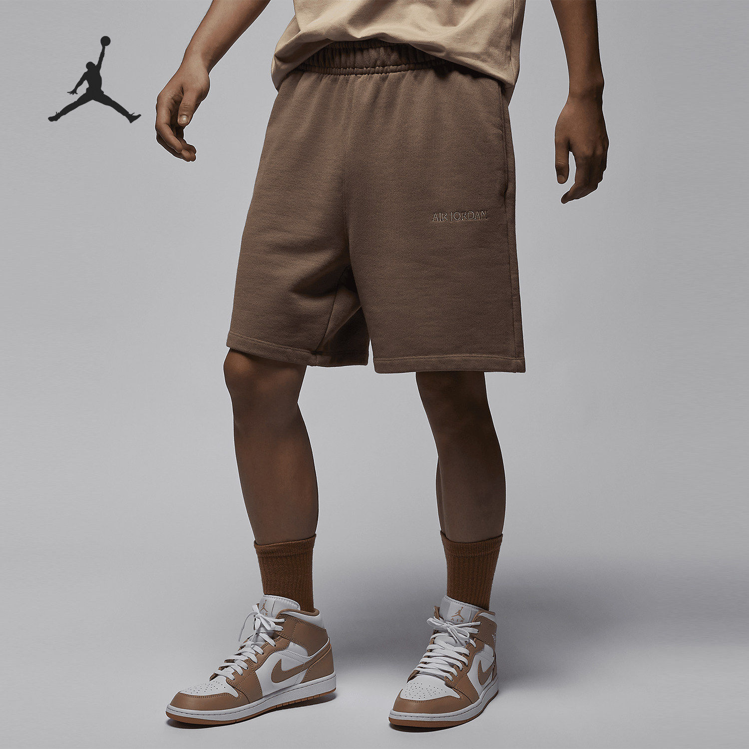 Nike/耐克正品JORDAN男士宽松休闲运动针织短裤FZ8940-223