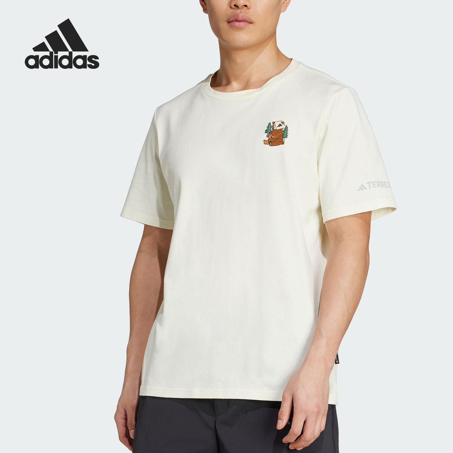 Adidas/阿迪达斯官方正品POLYGIENE男女针织透气户外短袖KA3283