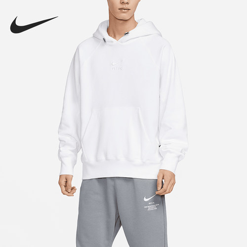 Nike/耐克正品新款男士简约长袖连帽卫衣套头衫DV9778-100