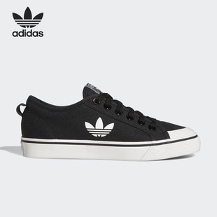 阿迪达斯正品 板鞋 三叶草 男女低帮帆布鞋 GZ7290 NIZZA Adidas