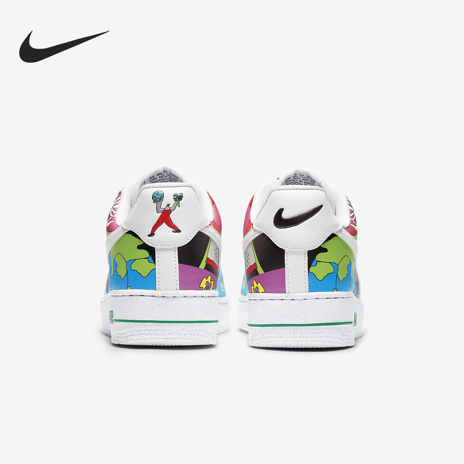 Nike/耐克正品男女同款涂鸦包裹性防滑低帮板鞋CZ3990-900