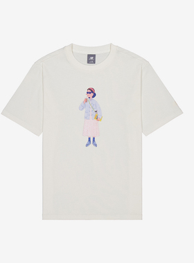 New Balance/NB正品夏季新款男女时尚简约透气短袖T恤NEE28093-IV