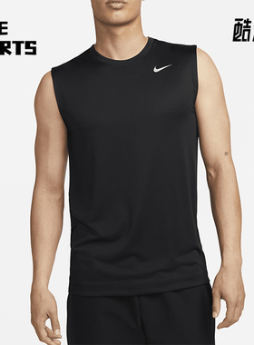Nike/耐克正品DRI-FIT男士无袖训练透气经典运动T恤DX0992-010