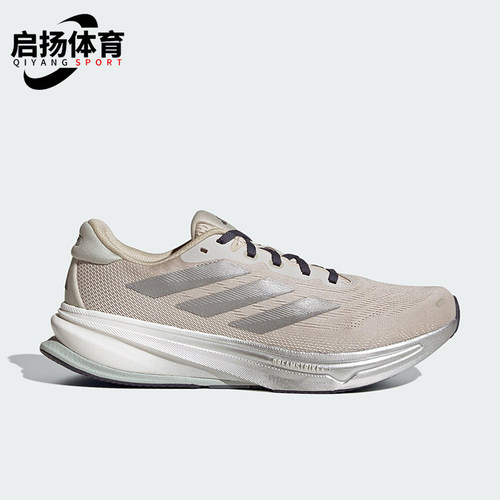 Adidas/阿迪达斯正品2025夏季款男士缓震织物网眼跑步鞋HQ7415