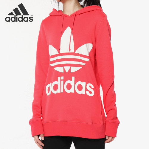 adidas正品女子加绒ce2408卫衣