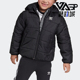 Adidas 三叶草小童休闲连帽梭织保暖运动棉服ED7735 阿迪达斯正品