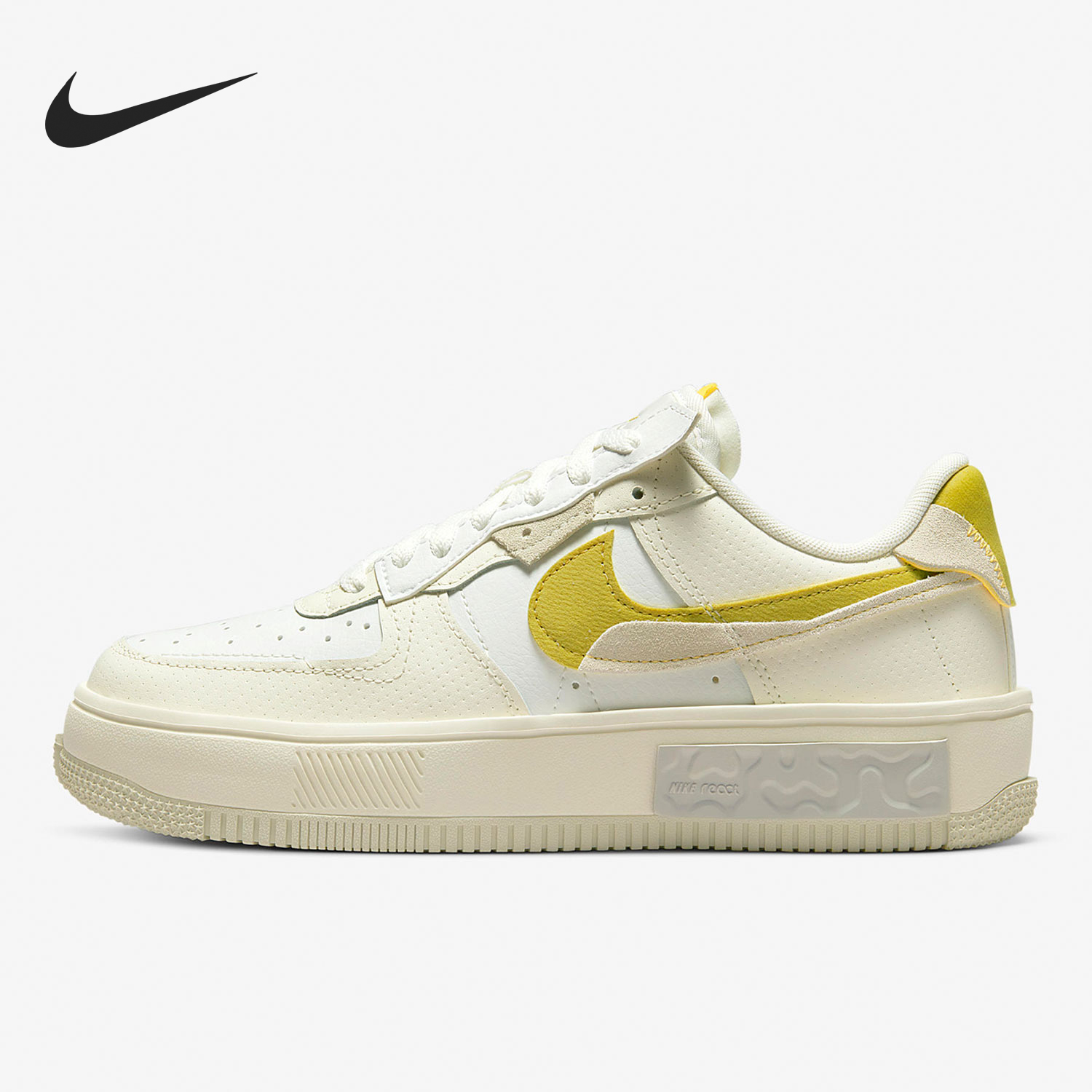Nike/耐克正品Air Force 1女士低帮耐磨运动板鞋DV6984-100