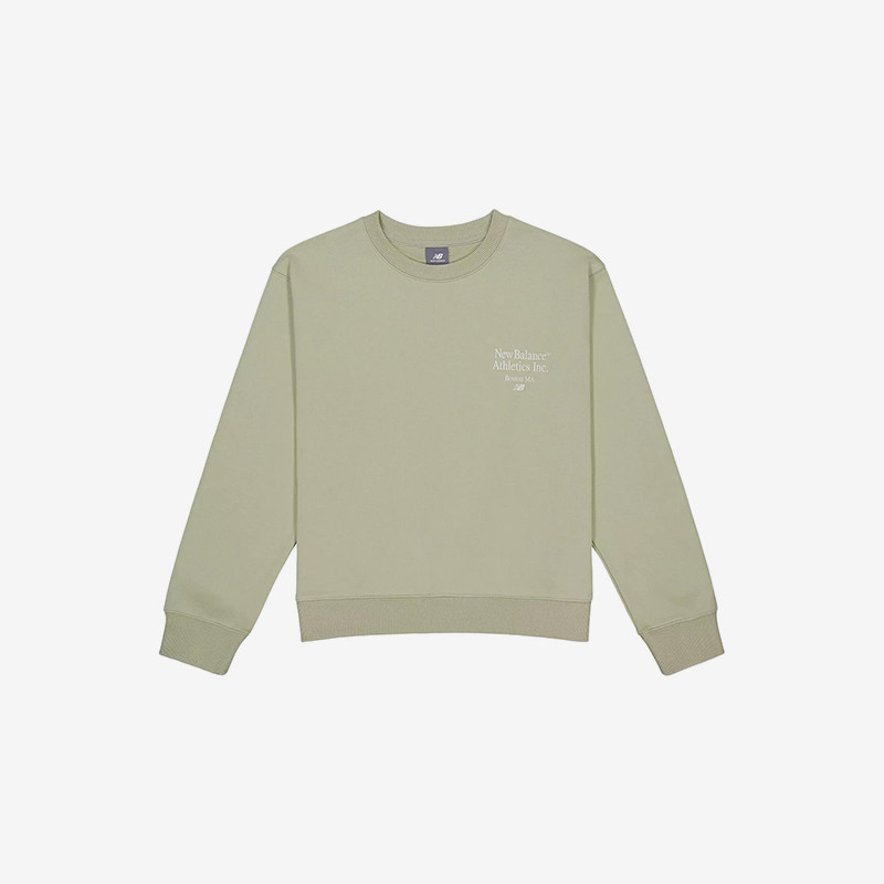 New Balance/NB正品运动女子时尚潮流圆领卫衣套头衫AWT41300-OVN