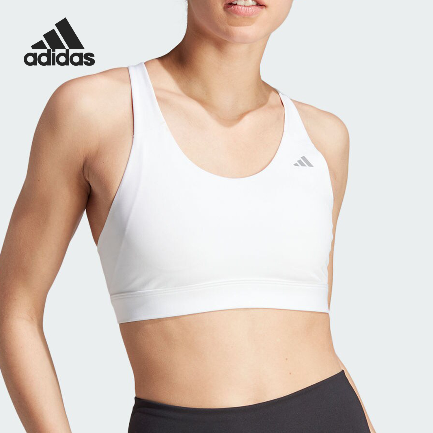 Adidas/阿迪达斯正品春季新款女士中强度运动健身内衣IL2898
