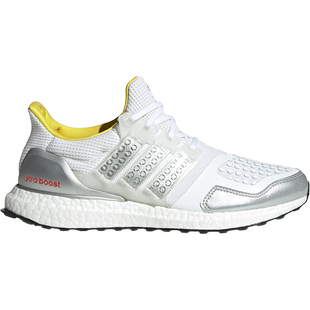 Adidas/阿迪达斯正品 LEGO x adidas乐高积木金属银男跑鞋FY7690