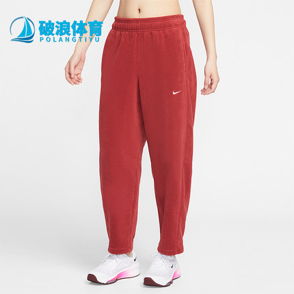 Nike/耐克正品2025冬季款女士日常中腰锥形刺绣长裤HV3708-613