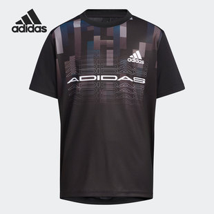 大童运动休闲短袖 Adidas 新款 当季 T恤HE2552 阿迪达斯正品