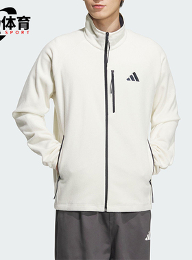 Adidas/阿迪达斯正品FLEECE JACKET男女休闲抓绒运动外套KH1804
