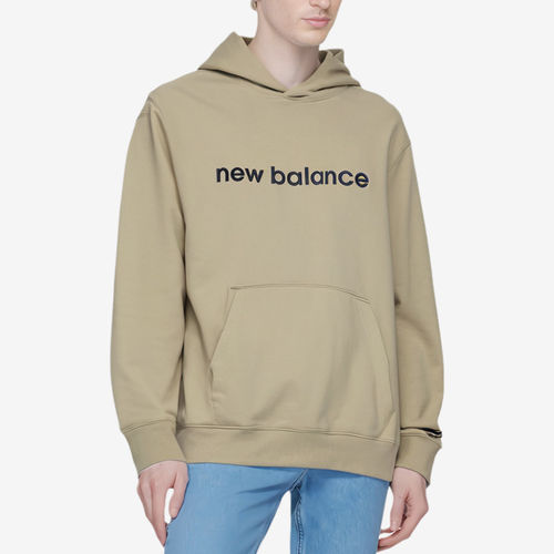 New Balance新百伦正品男印花连帽套头休闲运动卫衣AMT21361-MS