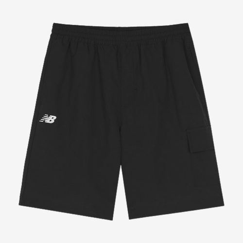 New Balance新百伦正品儿童松紧腰印花透气运动短裤7VD2S103-BK