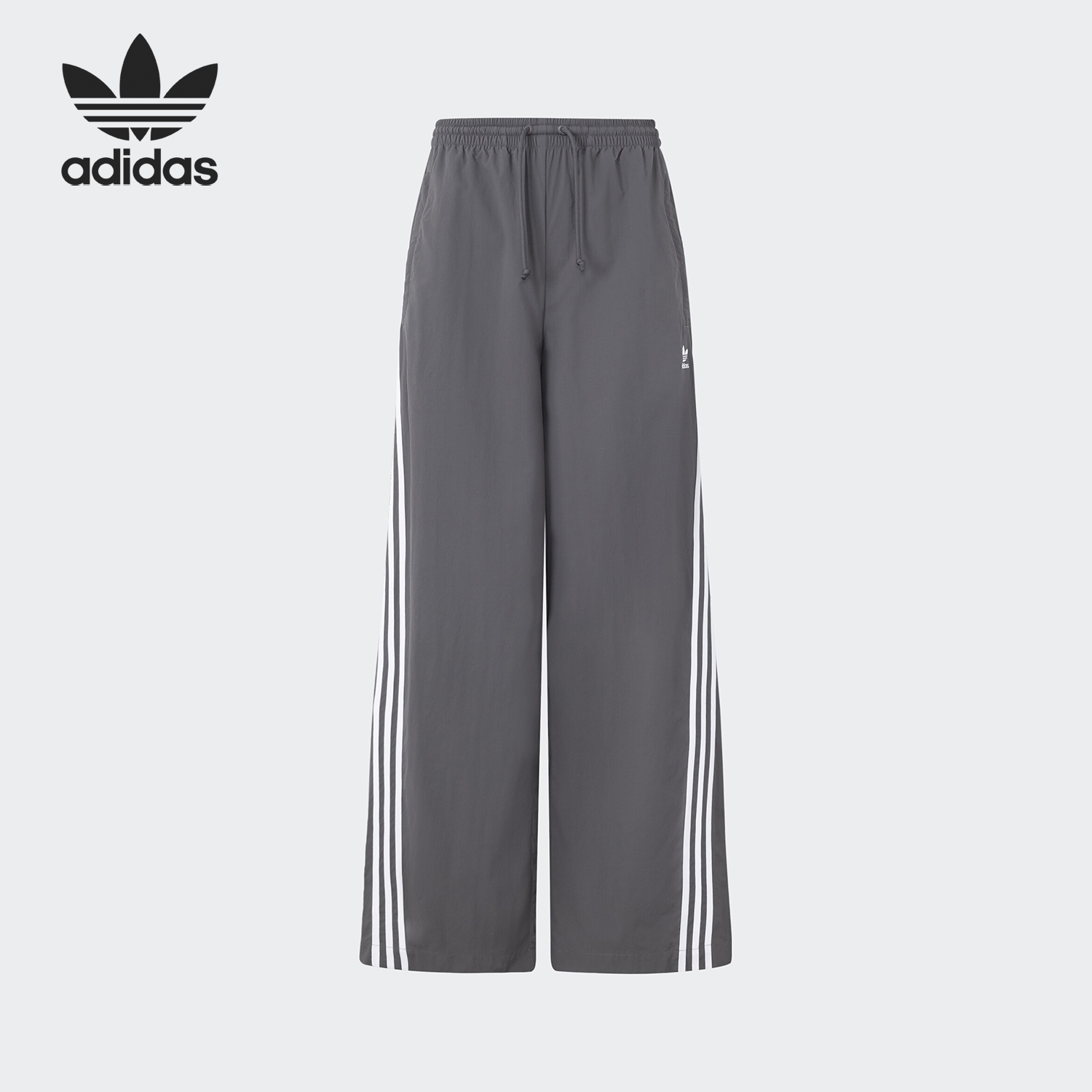 Adidas/阿迪达斯官方正品三叶草女士休闲直筒宽松运动裤JJ3360