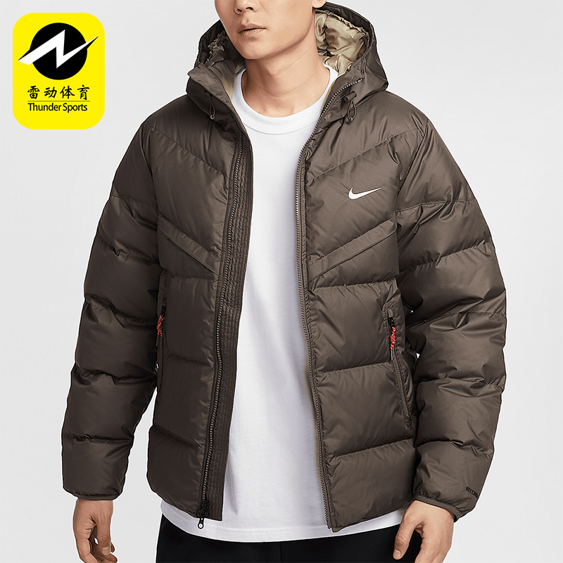 Nike/耐克正品Storm-FIT男士防风拒水连帽羽绒夹克HV8203-004