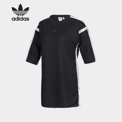 Adidas/阿迪达斯三叶草女子运动休闲圆领连衣裙CG1564