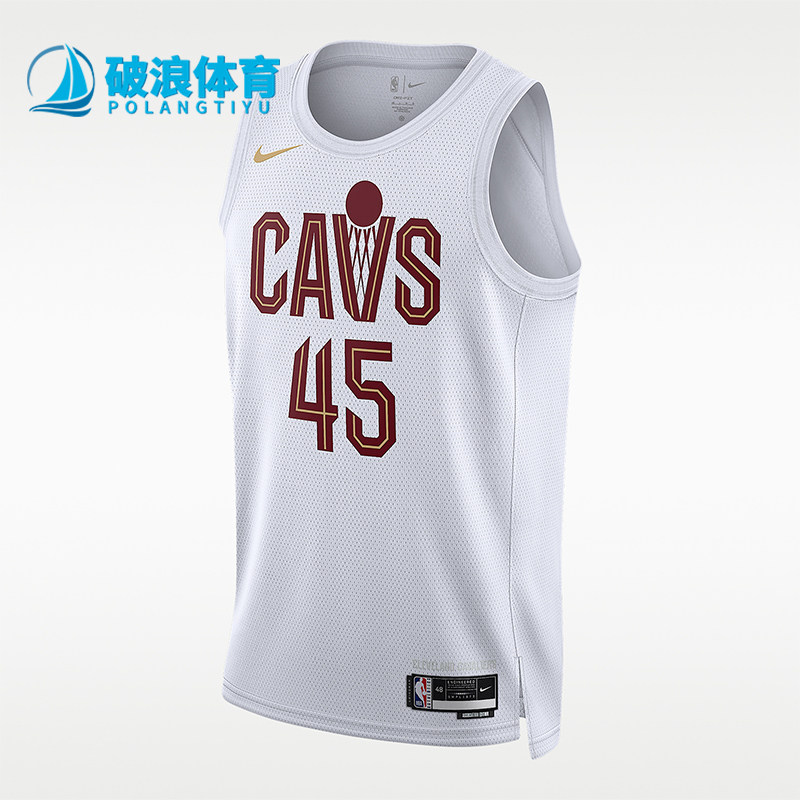 Nike/耐克正品NBASwingman新款男白酒红色经典休闲球衣DN2073-108
