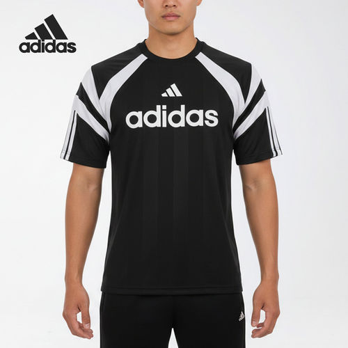 Adidas/阿迪达斯正品M TIRO JRSY男士圆领休闲短袖T恤KF4728